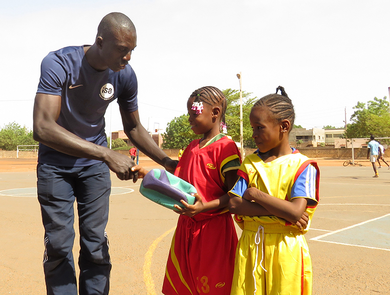 Boubacar encourages collaboration during sports initiative